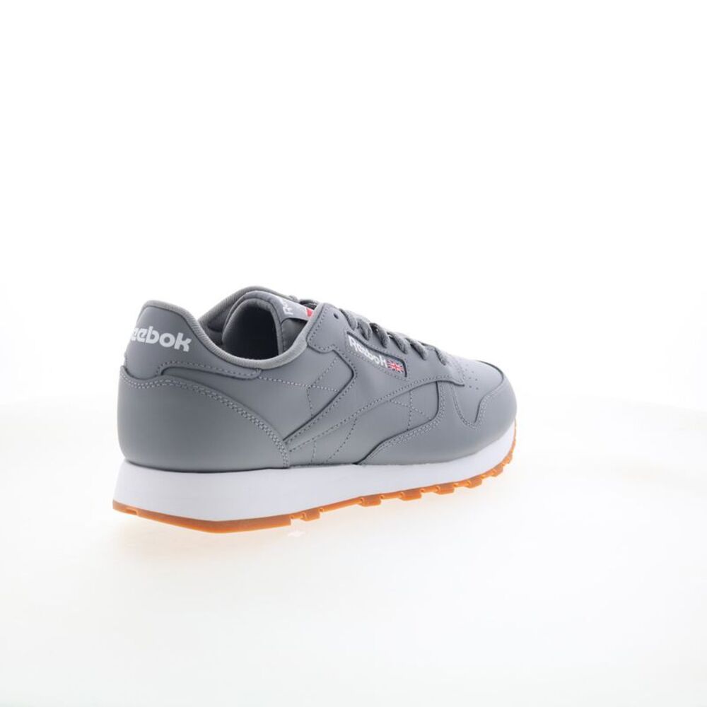 Reebok Mens Classic Leather Gray Shoes (NWT) - Picture 7 of 7